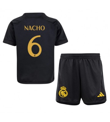 Real Madrid Nacho #6 Tredje trøje Børn 2023-24 Kort ærmer (+ korte bukser)